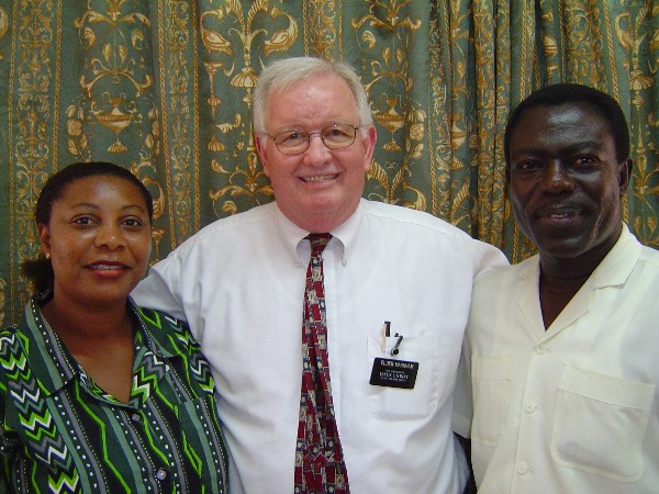 Deborah Cash-Abbey and Dr. Addo